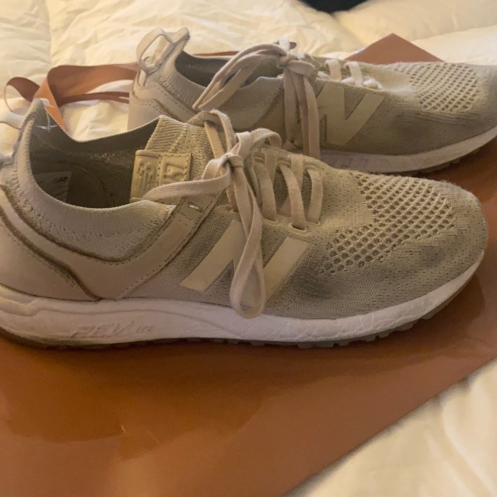 New balance sneakers. Mesh material